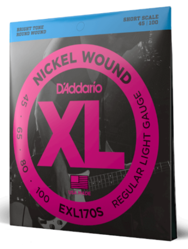 Daddario EXL170S Shortscale Bass Strings, 45-100